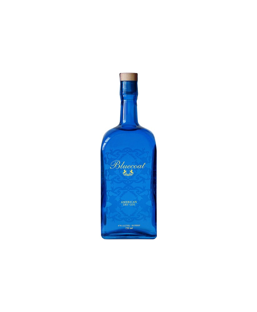 Vendita online Gin Bluecoat prodotto in America con l'utilizzo di bacche di ginepro esclusive. Shop Online american dry Gin