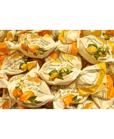 Virginia - Soft Amaretti Biscuits - Orange and Lemon - 100g