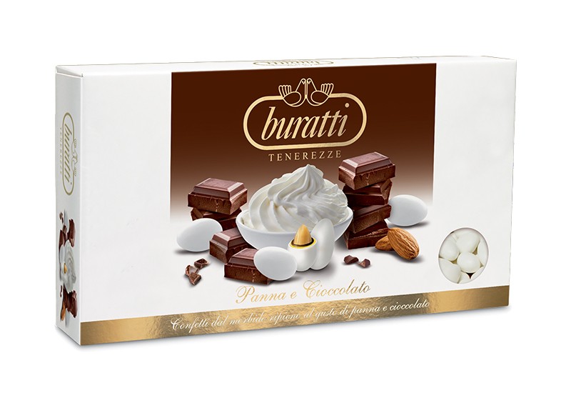 Confetti Buratti Tenerezze vendita online. Shop on-line confetti con  mandorla e panna e cioccolato