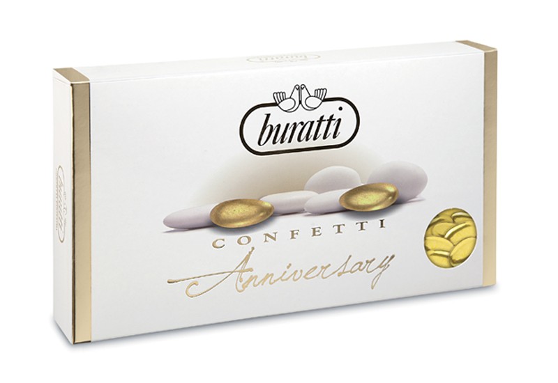 Confetti Buratti Oro alla mandorla vendita online. Shop on-line confetti  avola