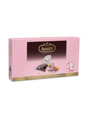 Buratti - Sugared Almonds - Milk Chocolate - Pink - 1000g
