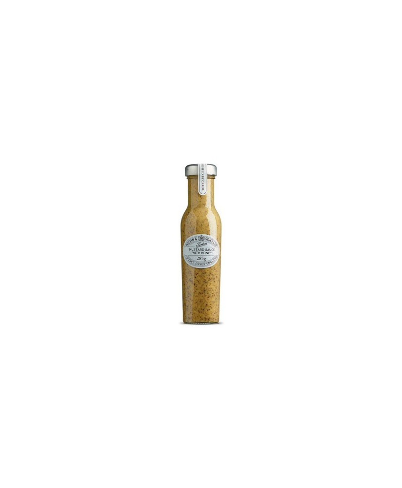 Online sales strong English mustard with honey - Wilkin & Sons, Tiptree - Essex - England. Shop on line Mustard sauce with honey