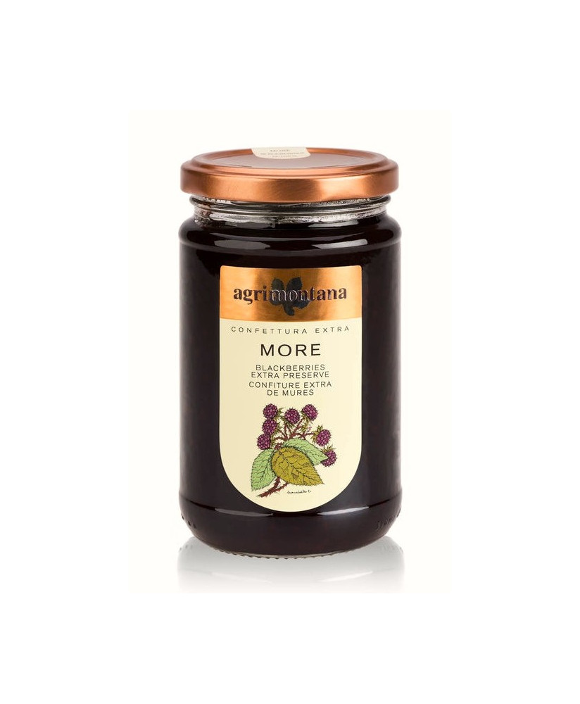 Vendita online Confettura Extra di More Agrimontana. Shop on line e miglior prezzo marmellata di more italiana di produzione art