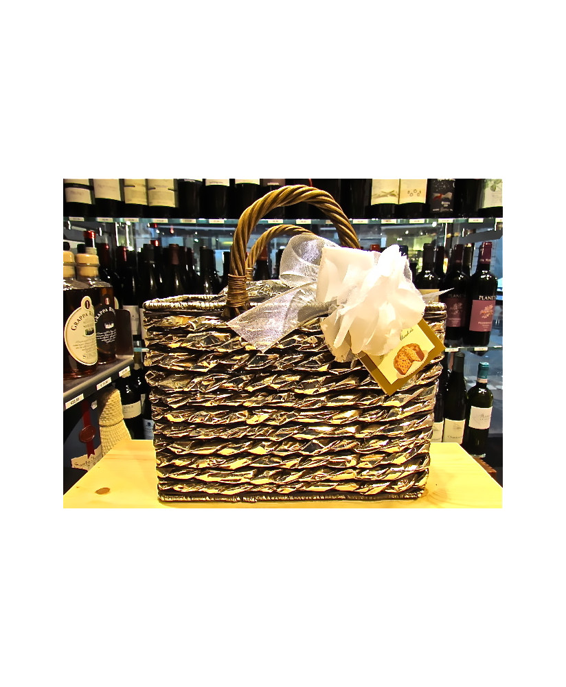 Vendita online panettone Flamigni Classico Glassato confezionato con portariviste. Shop on-line panettoni artigianali, dolce da 