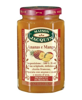 Vendita online marmellate Maison Jacquin Ananas e Mango. 100% di sola frutta, Marmellate francesi. Shop on-line marmellata franc