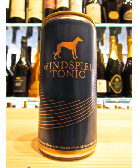 Vendita online acqua tonica in lattina Windspiel. Miglior prezzo online tonica con levriero, Windspiel