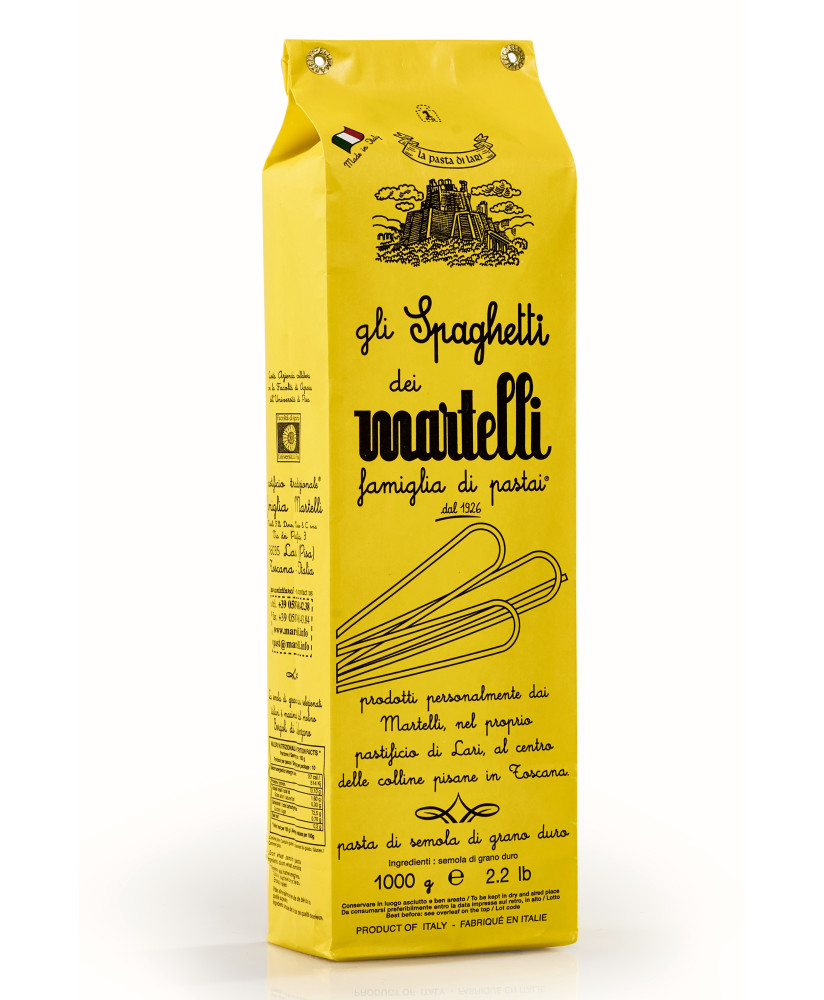 Vendita online pasta artigianale Martelli. Shop on line spaghetti Martelli di Lari, Pisa, miglior prezzo on-line pasta toscana