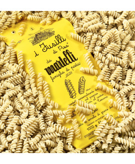 Shop online italian pasta handmade Martelli. Sales online Fusilli Martelli Tuscany quality product best price on-line.