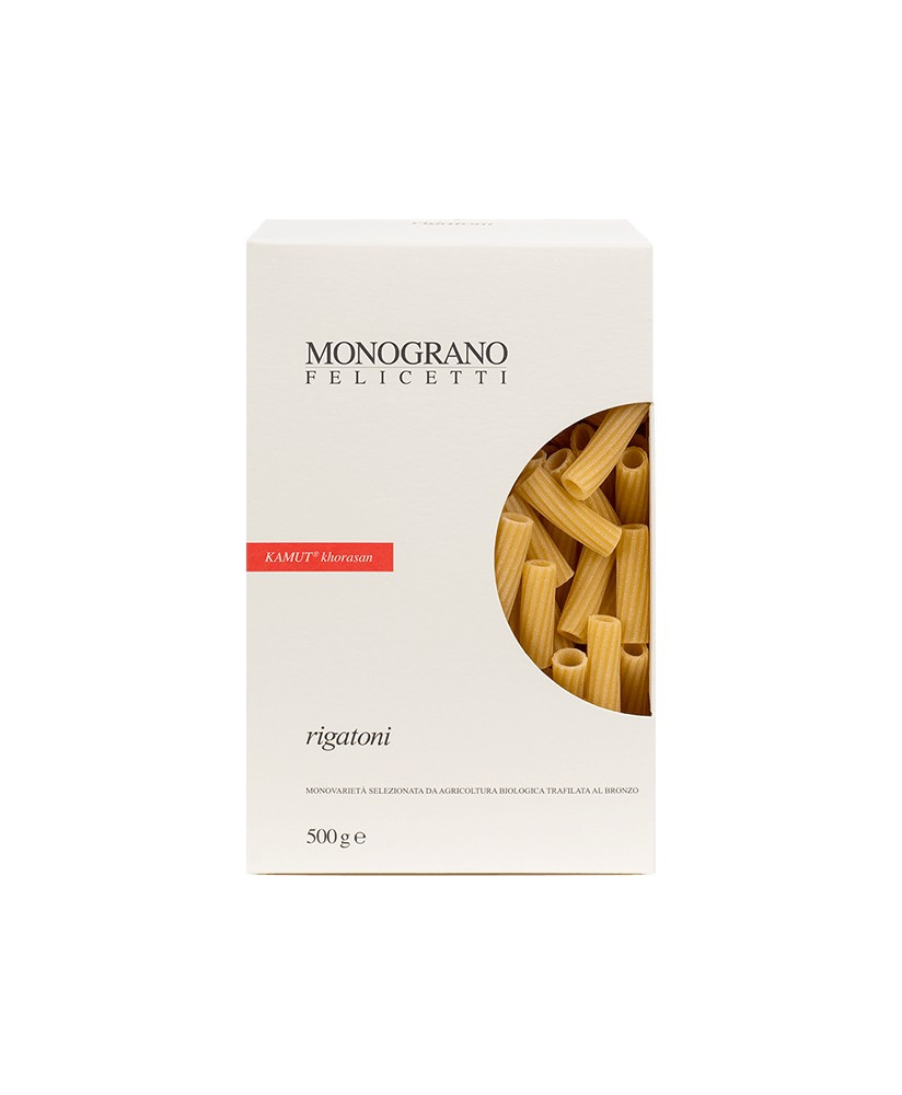 Online sales Felicetti pasta biological kamut khorasan. Shop online Felicetti pasta factory Monograno of organic semolina kamut.