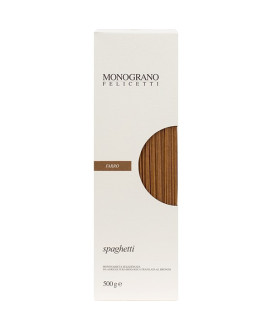 Vendita online Spaghetti Felicetti biologici di sfarinato semintegrale di farro trafilata al bronzo. Shop on line pastificio art