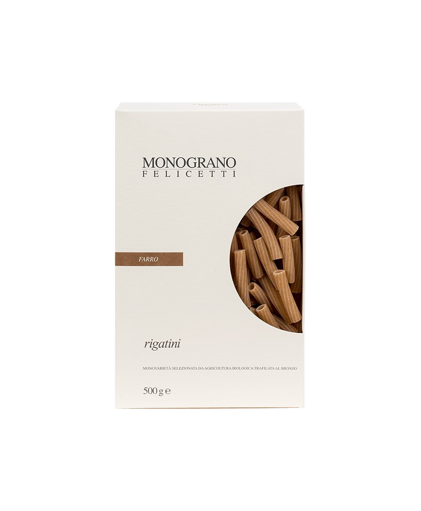 Online sales Felicetti pasta biological ORGANIC EMMER WHEAT. Shop online Felicetti pasta factory Monograno of organic semolina s