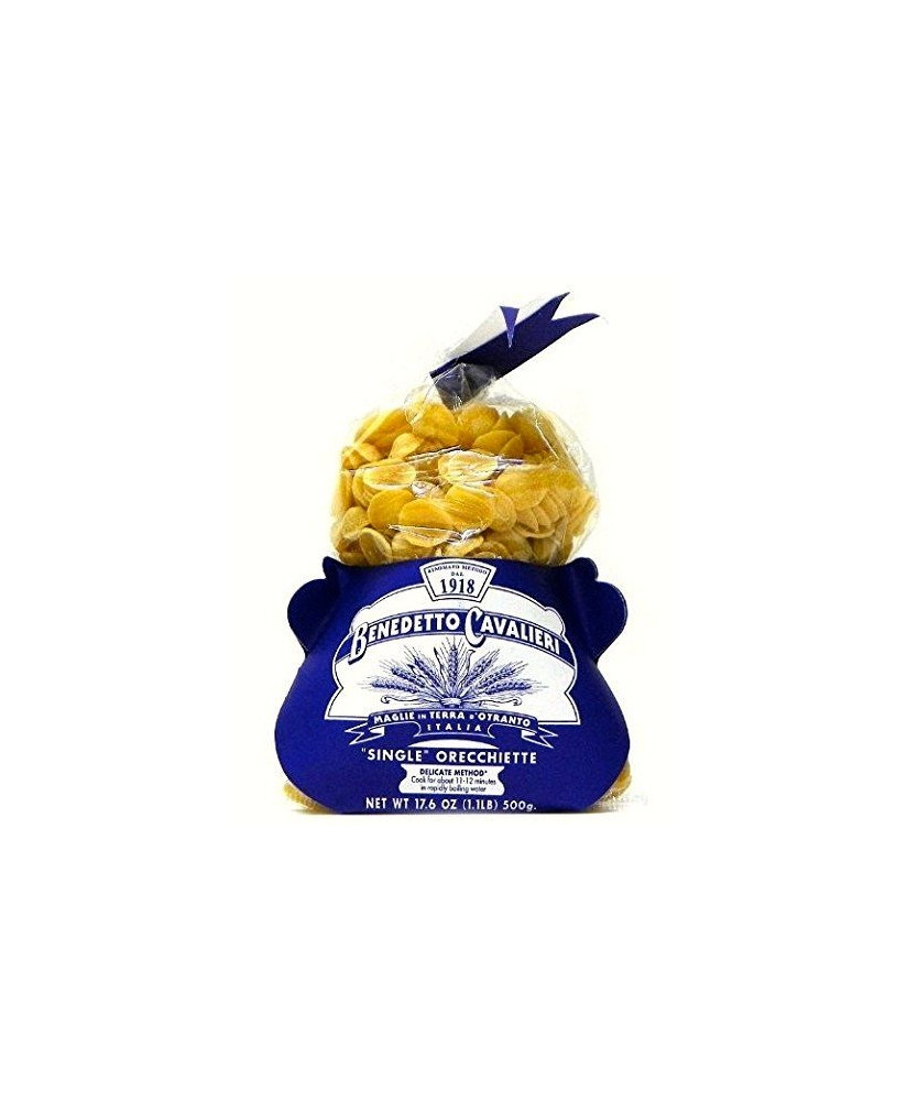 Vendita online pasta Benedetto Cavalieri orecchiette. Pastificio artigianale di maglie pugliese. Shop on line pasta Cavalieri