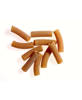 Vendita online pasta Benedetto Cavalieri integrale biologica. Pastificio artigianale. Rigatoni di semola integrale di grano
