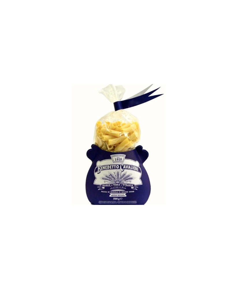 Shop online italian pasta Benedetto Cavalieri Rigatoni quality homemade pasta. Pasta handmade. Best quality in italy