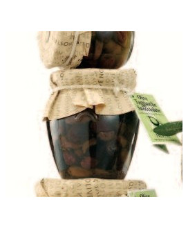 Vendita online Olive Taggiasche Snocciolate in vasetto di vetro - Olive Nostre. Shop on line olive taggiasche snocciolate. Sott'