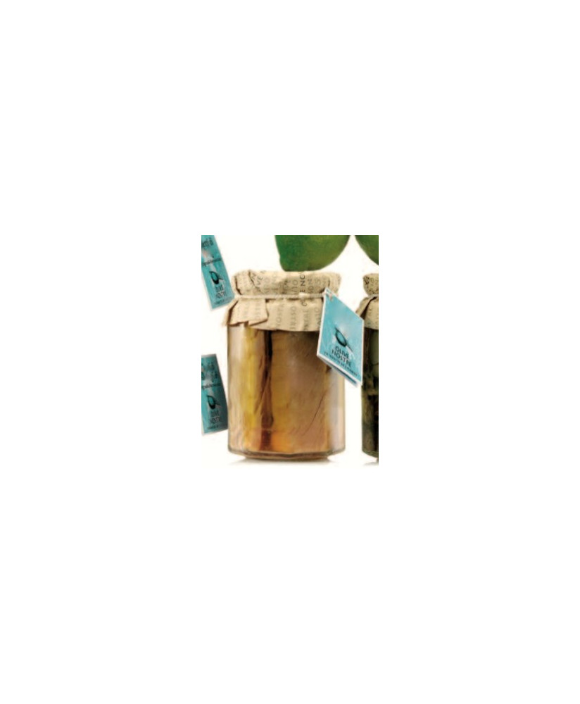 Vendita online Filetti di Tonno Sott'olio Olive Nostre. Shop on line Filetti di Tonno lavorati a mano in Sicilia sott'olio Ligur