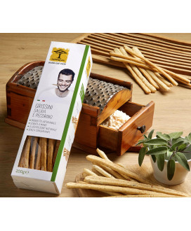 Vendita online Grissini di San Patrignano alla salvia e pecorino, Shop online Grissini Artigianali