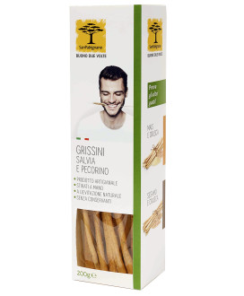 Vendita online Grissini di San Patrignano alla salvia e pecorino, Shop online Grissini Artigianali