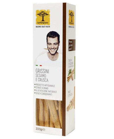 Vendita online Grissini di San Patrignano sesamo e crusca, Shop online Grissini Artigianali Vendita online Grissini di San Patrignano sesamo e crusca, Shop online Grissini Artigianali