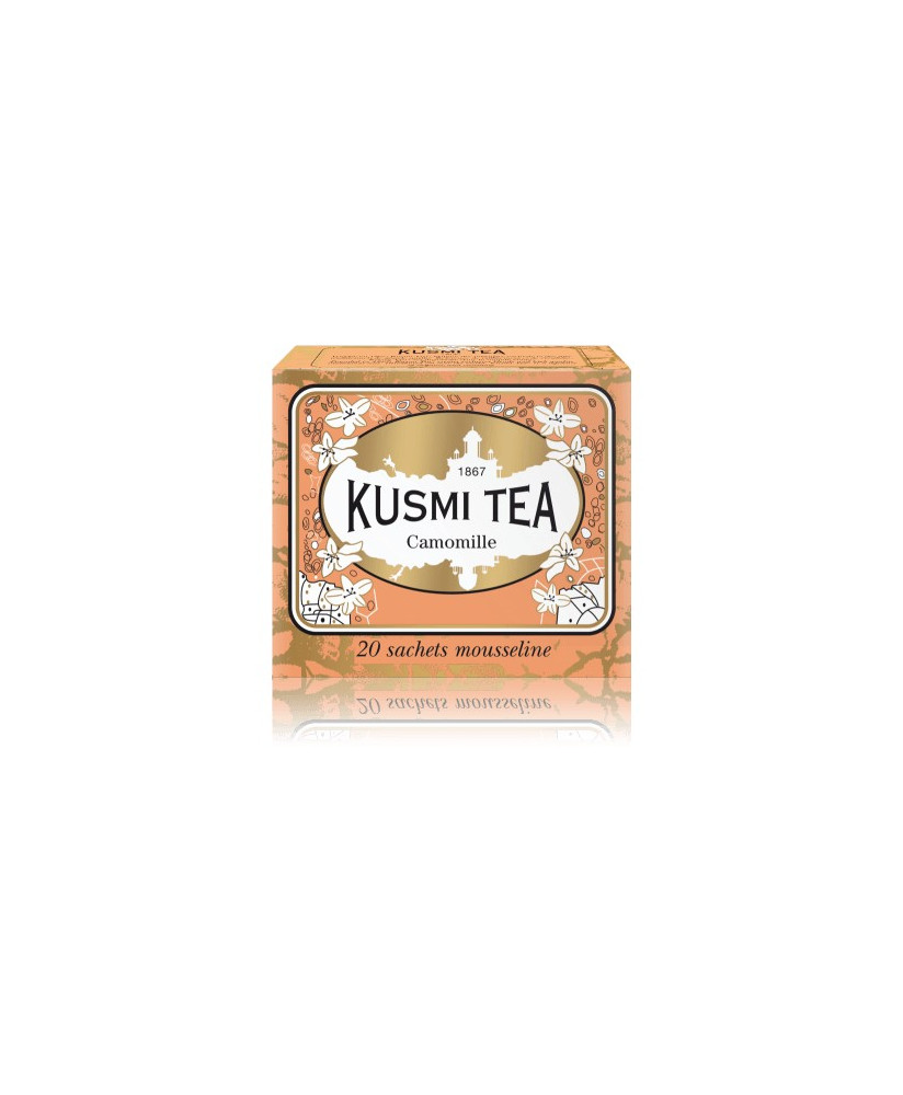 Vendita online Camomilla Kusmi Tea in filtri. Tè Francese di qualità depurante in sacchetti. Shop on-line Kusmi Tea prezzo
