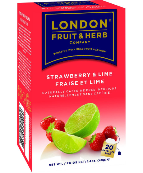 Vendita online tisane di frutta Inglesi London Fruit & Herb Fragola e Lime. Online shop al miglior prezzo tisana inglese Vendita online tisane di frutta Inglesi London Fruit & Herb Fragola e Lime. Online shop al miglior prezzo tisana inglese