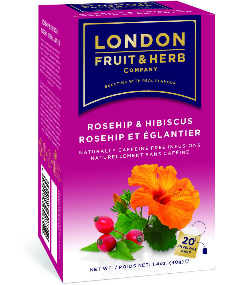 London Fruit & Herb - Rosehip & Hibiscus - 20 Sachets