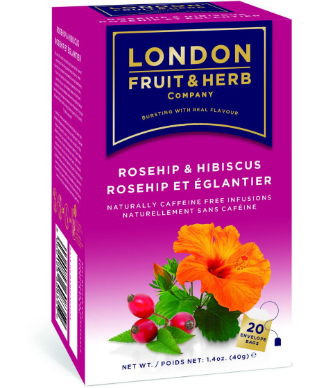 London Fruit & Herb - Rosehip & Hibiscus - 20 Sachets