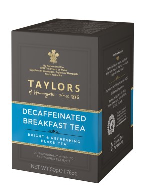 Taylor of Harrogate - Decaffeinated Breakfast Tea - 20 Sachets
