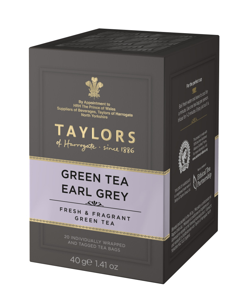 Taylors - Green Tea Earl Grey - 20 Filtri - 50g