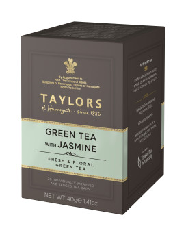 Taylor of Harrogate - Green Tea With Jasmine - 20 Sachets