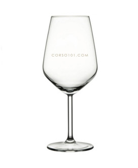 Vendita online bicchiere in vetro da Vino firmato Corso101.com