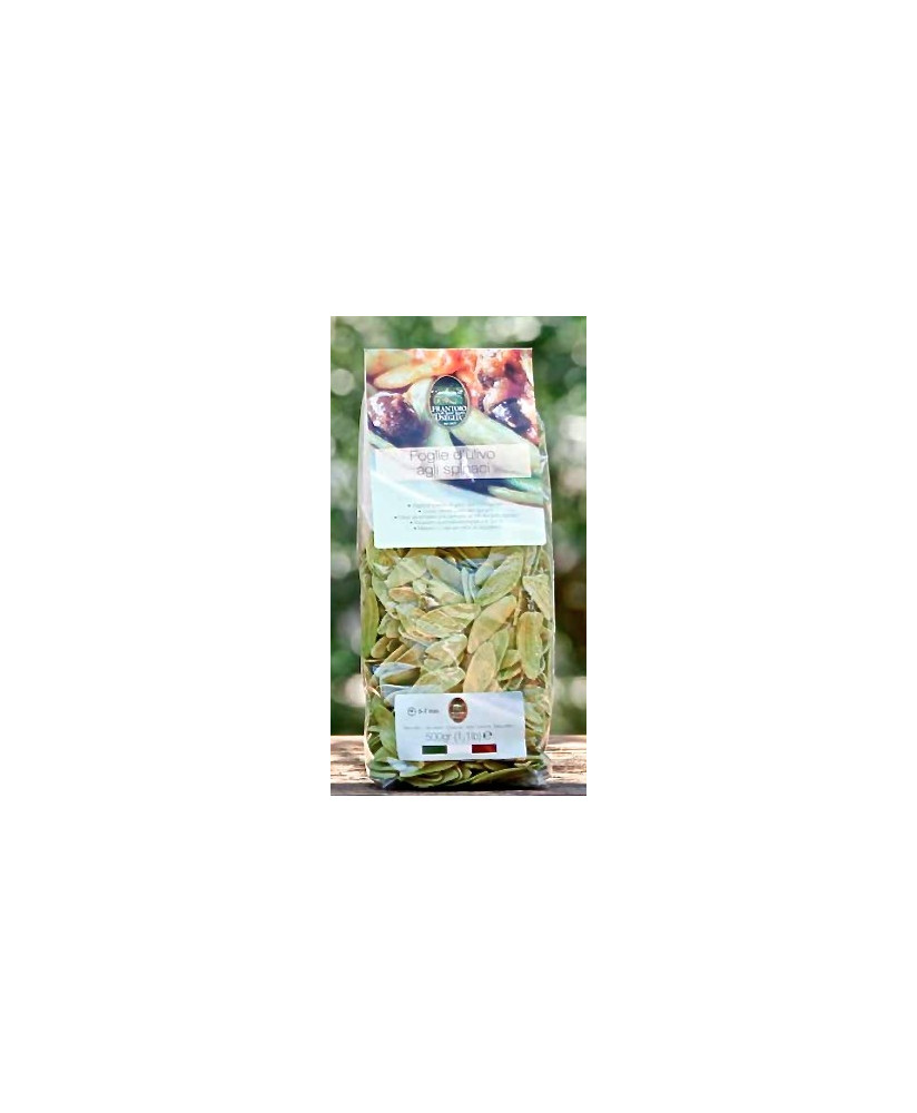 Vendita online Pasta artigianale di semola di grano duro dell'azienda ligure Olive Nostre. Shop on line pasta a forma di foglie