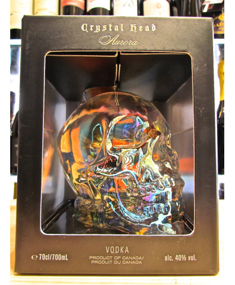 Online sales Crystal Head Vodka Aurora. Shop online vodka bottle in the shape of skull, best price Online sales Crystal Head Vodka Aurora. Shop online vodka bottle in the shape of skull, best price