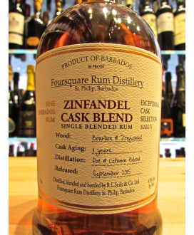 Vendita online Rum Foursquare Zinfandel Cask Finish 11 anni. Shop online ron delle Barbados. Miglior prezzo on line