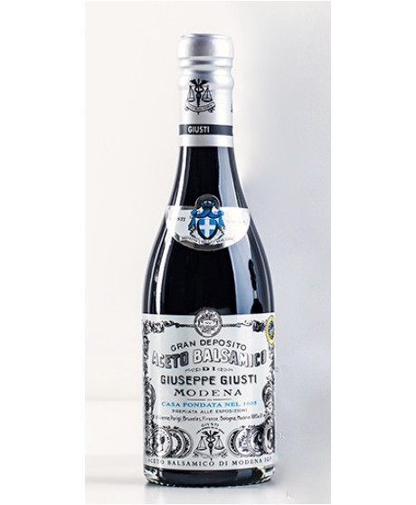 Vendita online Aceto Balsamico di Modena igp Giuseppe Giusti 1 Medaglia d'Argento invecchiato 6 anni. Shop on line Acetaia Giust Vendita online Aceto Balsamico di Modena igp Giuseppe Giusti 1 Medaglia d'Argento invecchiato 6 anni. Shop on line Acetaia Giust
