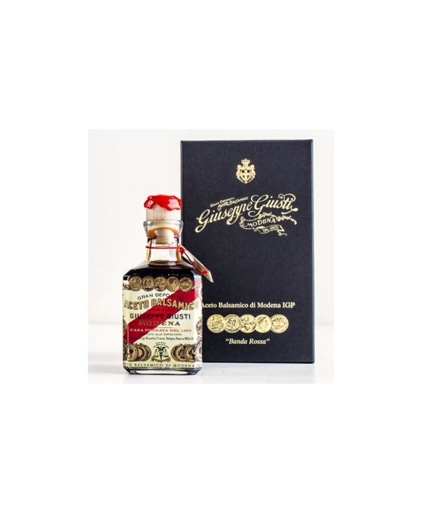 Giusti - Banda Rossa - (20 Anni) 5 Medaglie d'Oro - Aceto Balsamico di Modena  IGP