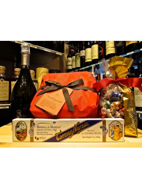 (2 Special Bags) - Panettone Craft "Fiaconaro", Prosecco, Nougat and Lindt Chocolate