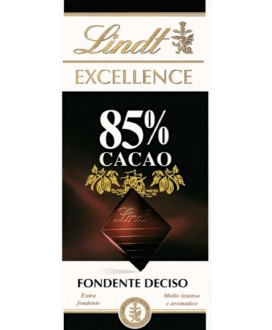 Vendita online tavolette di cioccolato Lindt & Sprüngli Exellence fondente extra amaro, 85% di cacao, Noir Puissant. Shop on lin