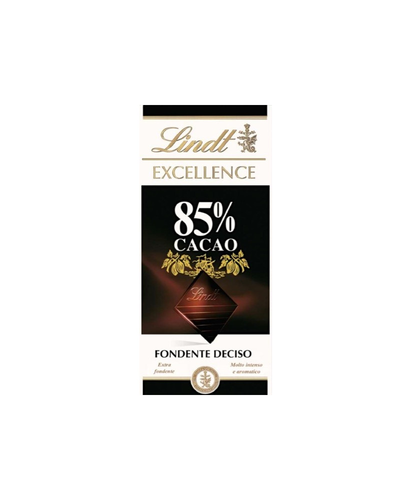 Vendita online tavolette di cioccolato Lindt & Sprüngli Exellence fondente extra amaro, 85% di cacao, Noir Puissant. Shop on lin