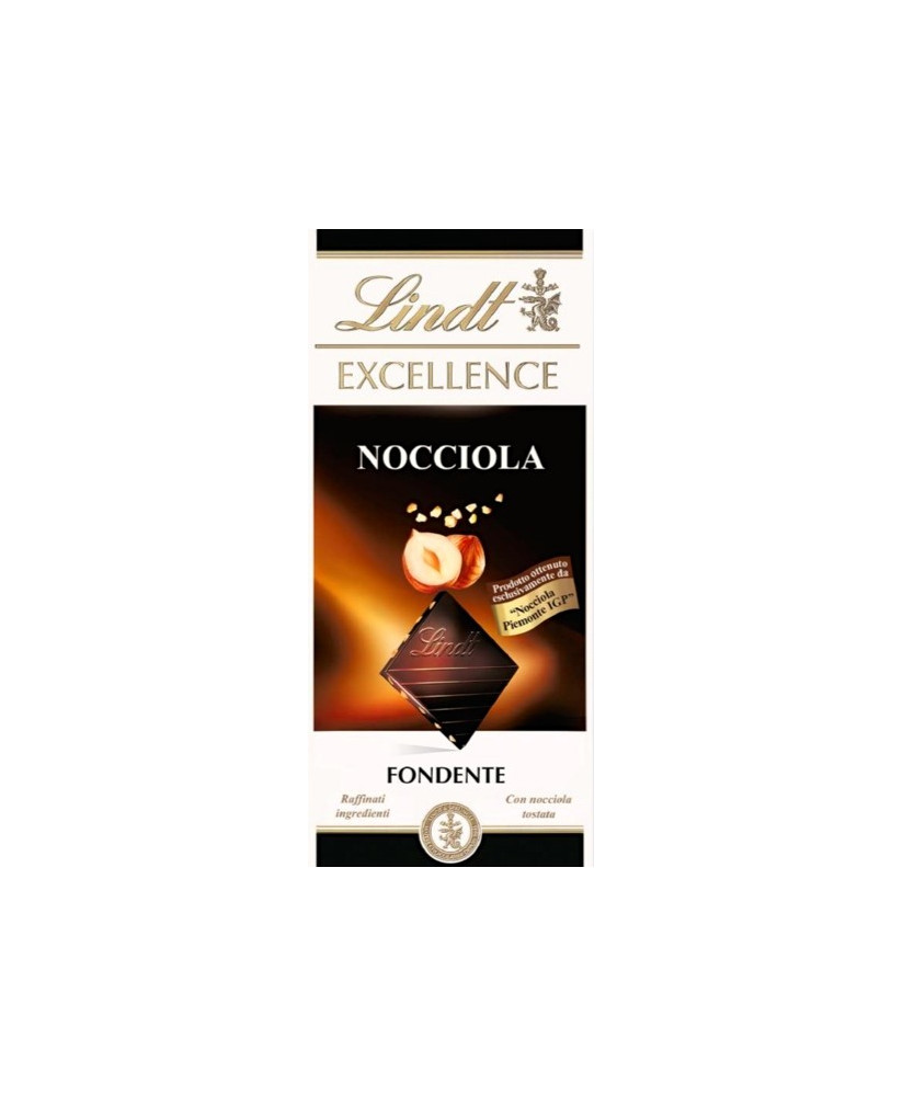 Novità 2016! Vendita online tavolette di cioccolato Lindt & Sprüngli Exellence fondente amaro con nocciole croccanti.