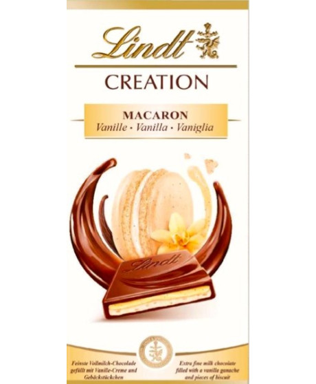 Novità 2017! Vendita online tavolette di cioccolato Lindt & Sprüngli Creation vaniglia e macaron, Shop online Lindt creation 