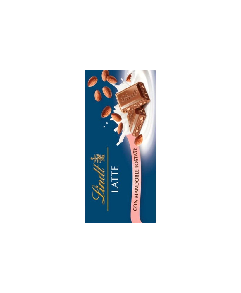 Buy Online sales milk chocolate bars with almonds Lindt & Sprüngli, the original recipe. Shop online tablets
