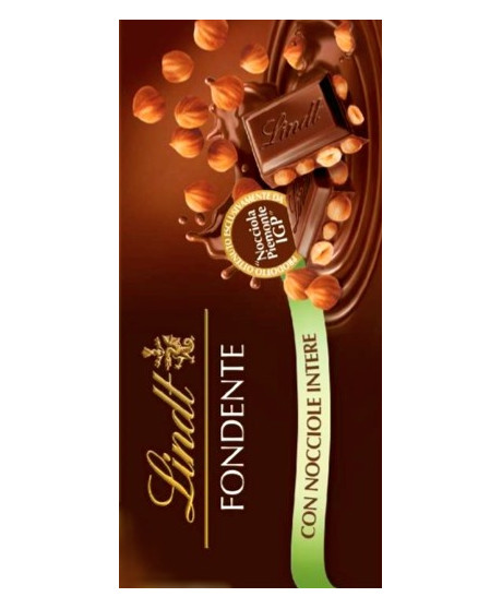 Lindt - Dark Chocolate & Hazelnut - 100g