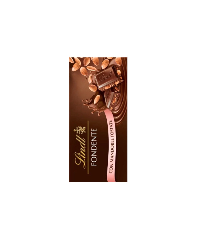 Buy Online sales dark chocolate bars with almonds Lindt & Sprüngli, the original recipe. Shop online tablets