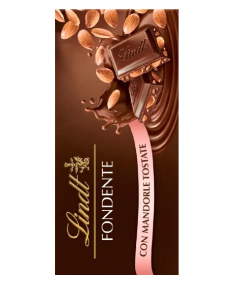 Lindt - Dark Chocolate & Almonds - 100g