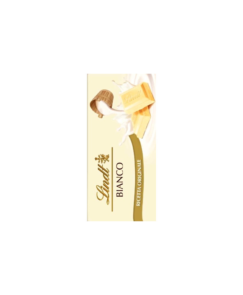 Vendita online tavolette di cioccolato Lindt & Sprüngli di finissimo cioccolato bianco, ricetta originale. Shop on line tavolett