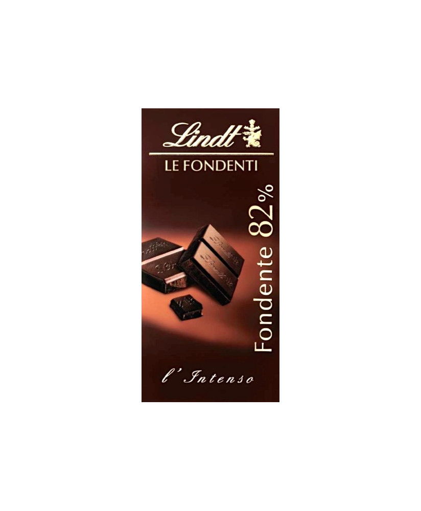 Vendita online tavolette di cioccolato Lindt & Sprüngli, L' Intenso, di cioccolato fondente amaro extra 82%. Shop on line tavole