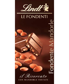 Buy Online sales dark chocolate bars with almonds Lindt & Sprüngli, the original recipe. Shop online tablets