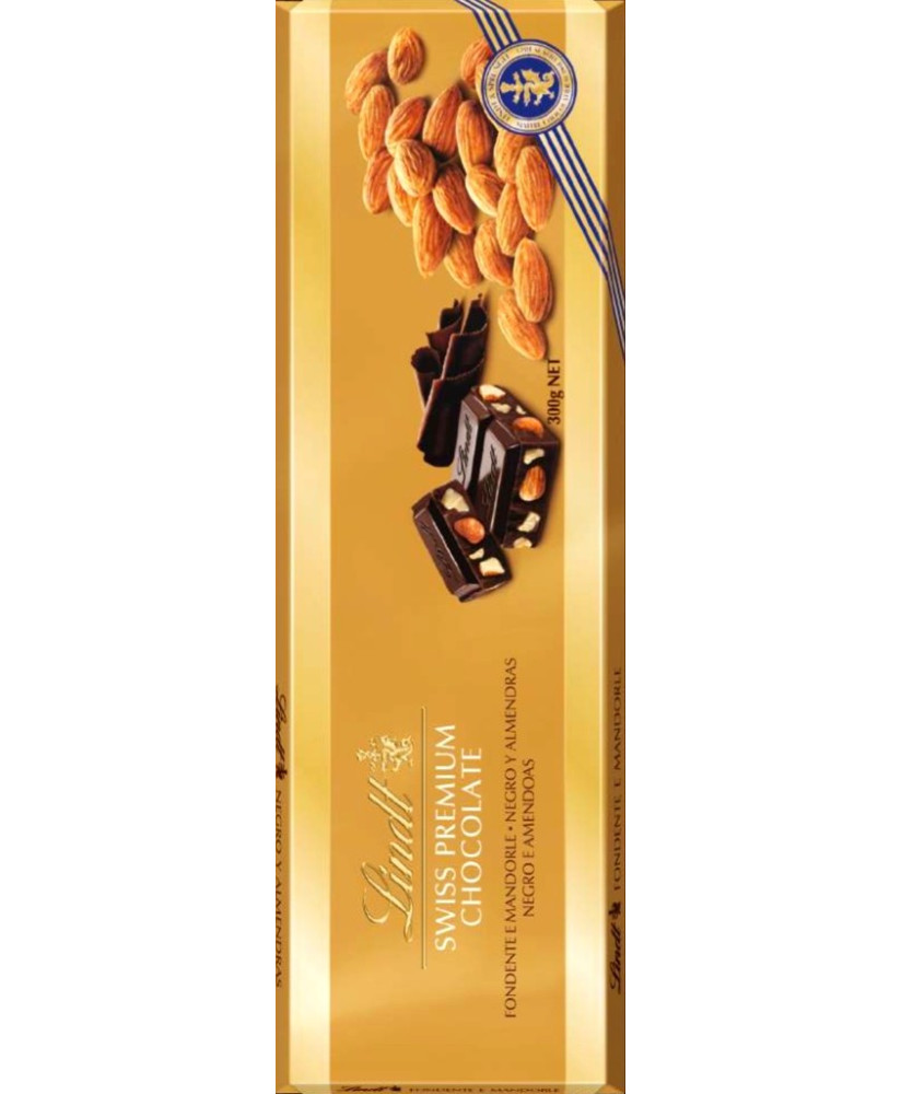 Lindt - Maxitavoletta - Fondente e Mandorle - 300g