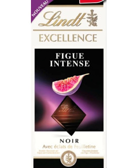 Online sales and buy chocolates bars Lindt & Sprüngli Excellence bitter dark chip Fig, Figue Intense.